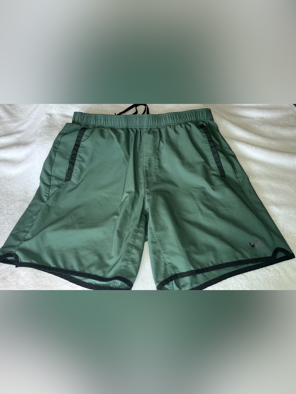 Men's RVCA Athletic Green Performance Shorts